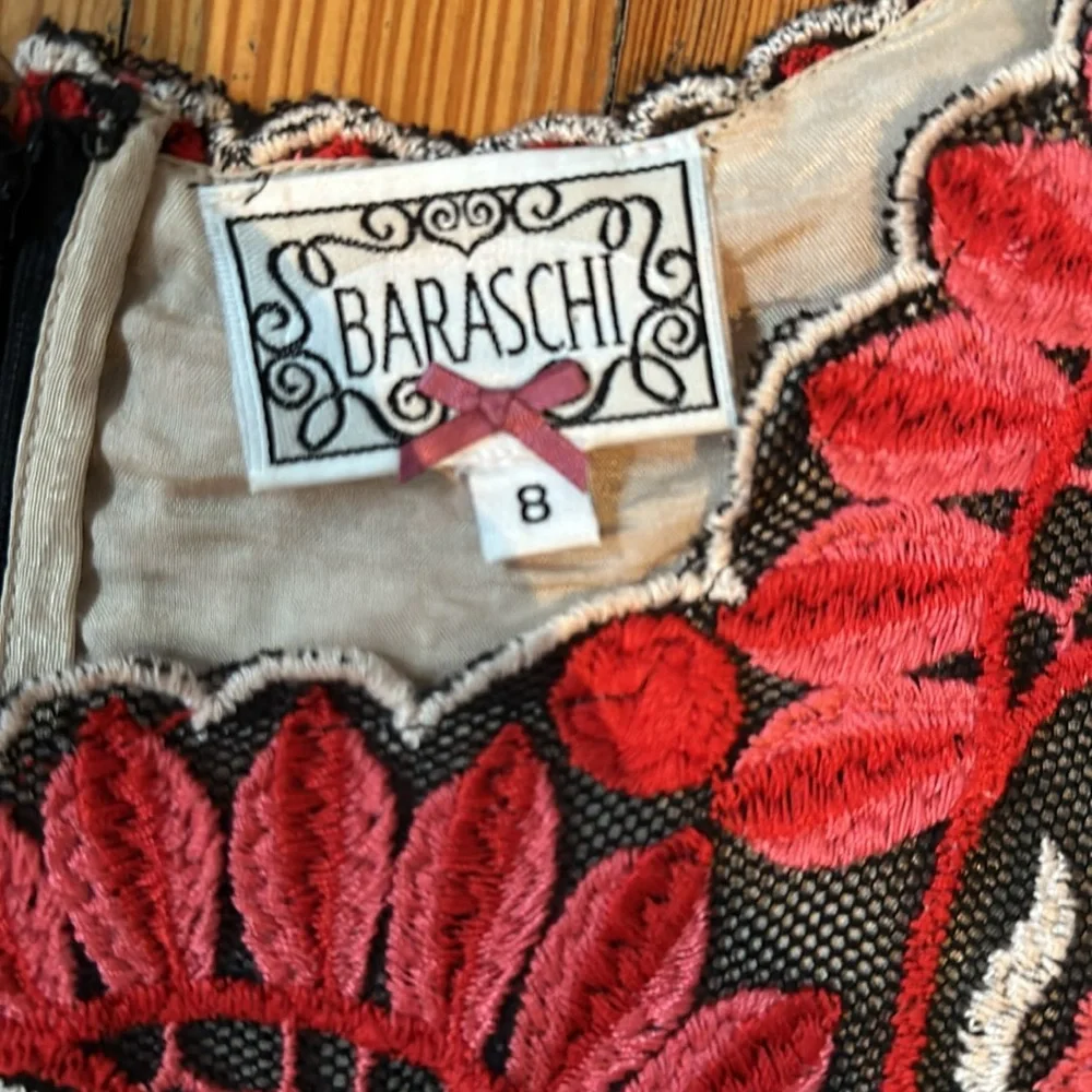 Yoana Baraschi Anthropologie Lace Embroidered Dress (8) - Picture 4 of 4